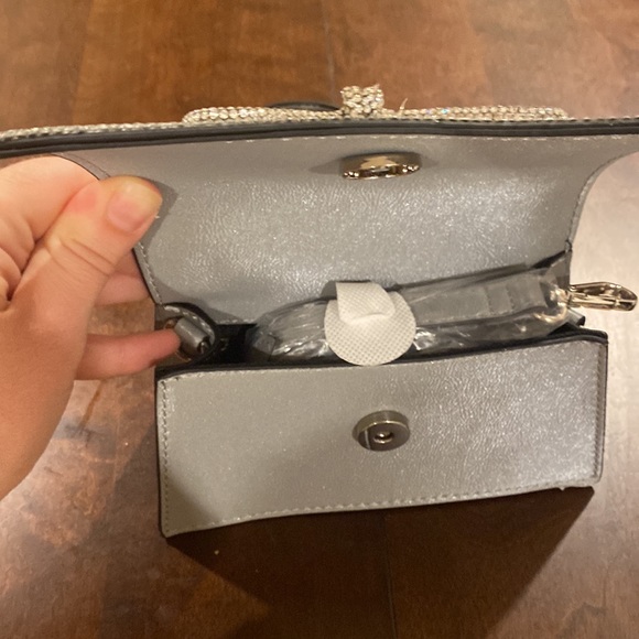 Aldo Rhinestone Papionne Top-handle Bag - Picture 7 of 7